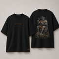 Camiseta Oversized Reconstrução Goku Preta