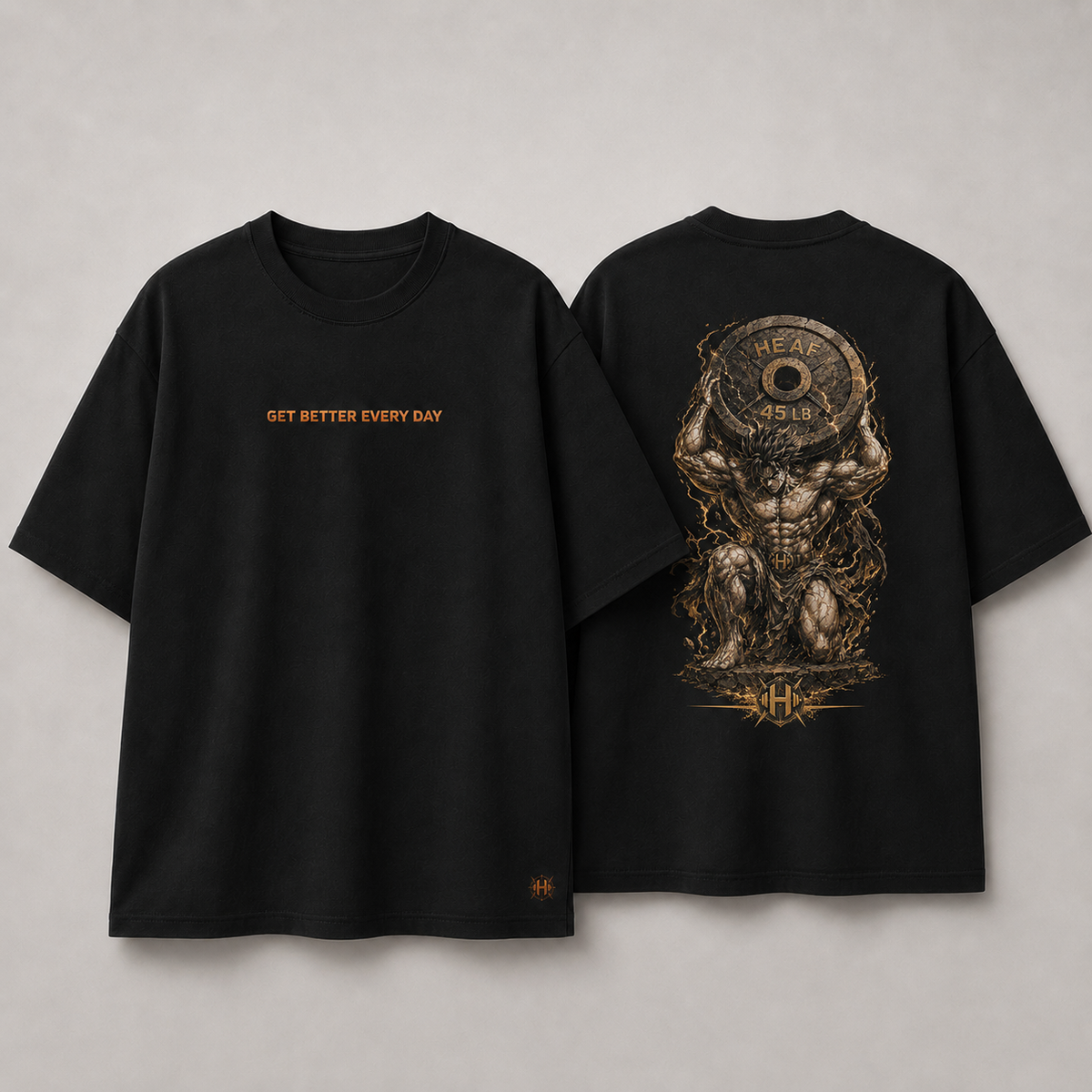 Camiseta Oversized Goku Strongest Preta