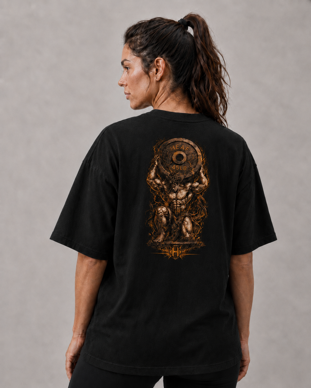 Camiseta Oversized Goku Strongest Preta