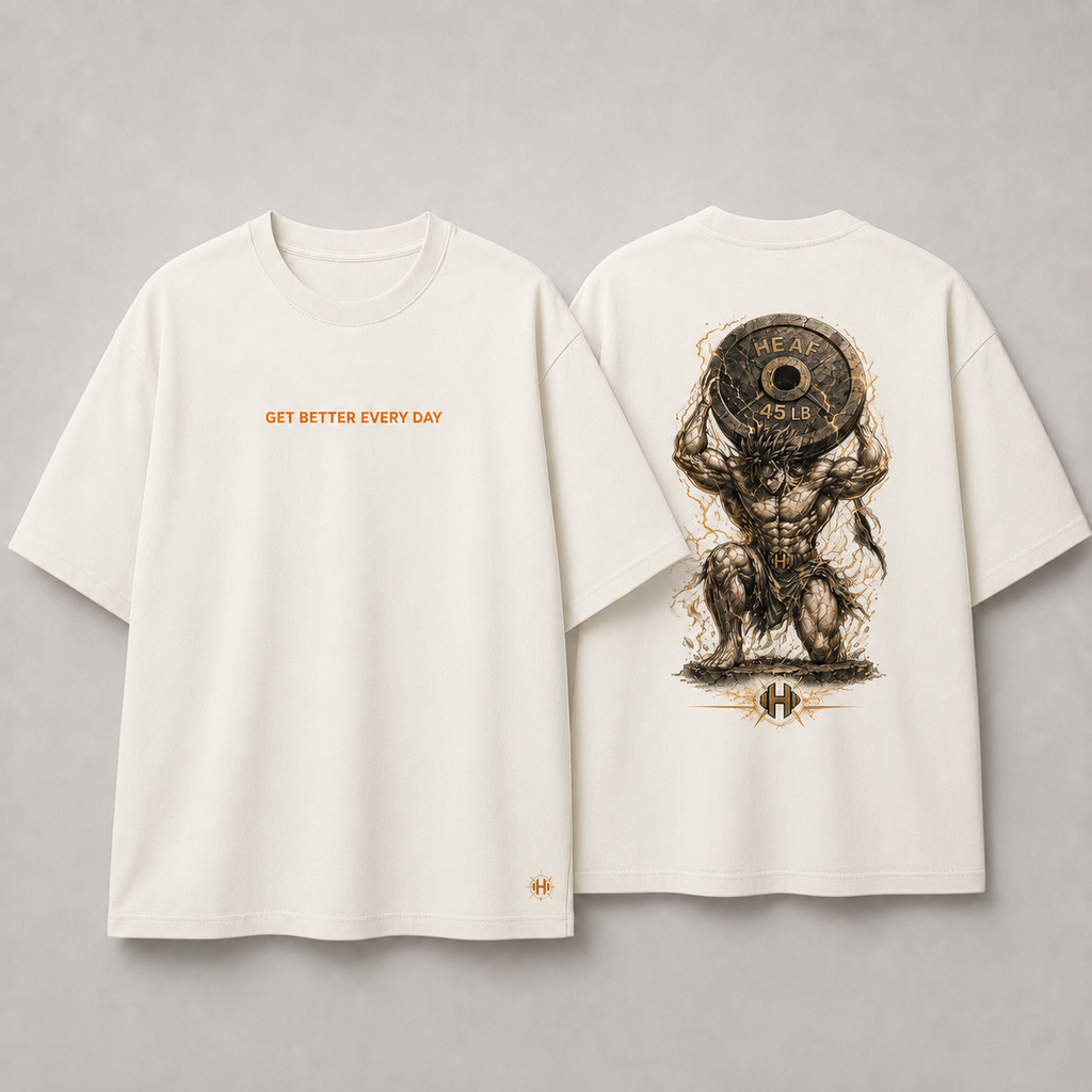 Camiseta Oversized Goku Strongest Off White