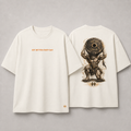Camiseta Oversized Goku Strongest Off White