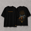 Camiseta Oversized One more rep Goku Supino Preta