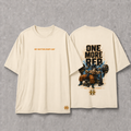 Camiseta Oversized One more rep Goku Supino Off White