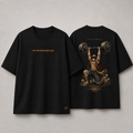 Camiseta Oversized Luffy Strongest Preta