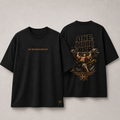 Camiseta Oversized One more rep Luffy Supino Preta