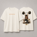 Camiseta Oversized Luffy Strongest Off White