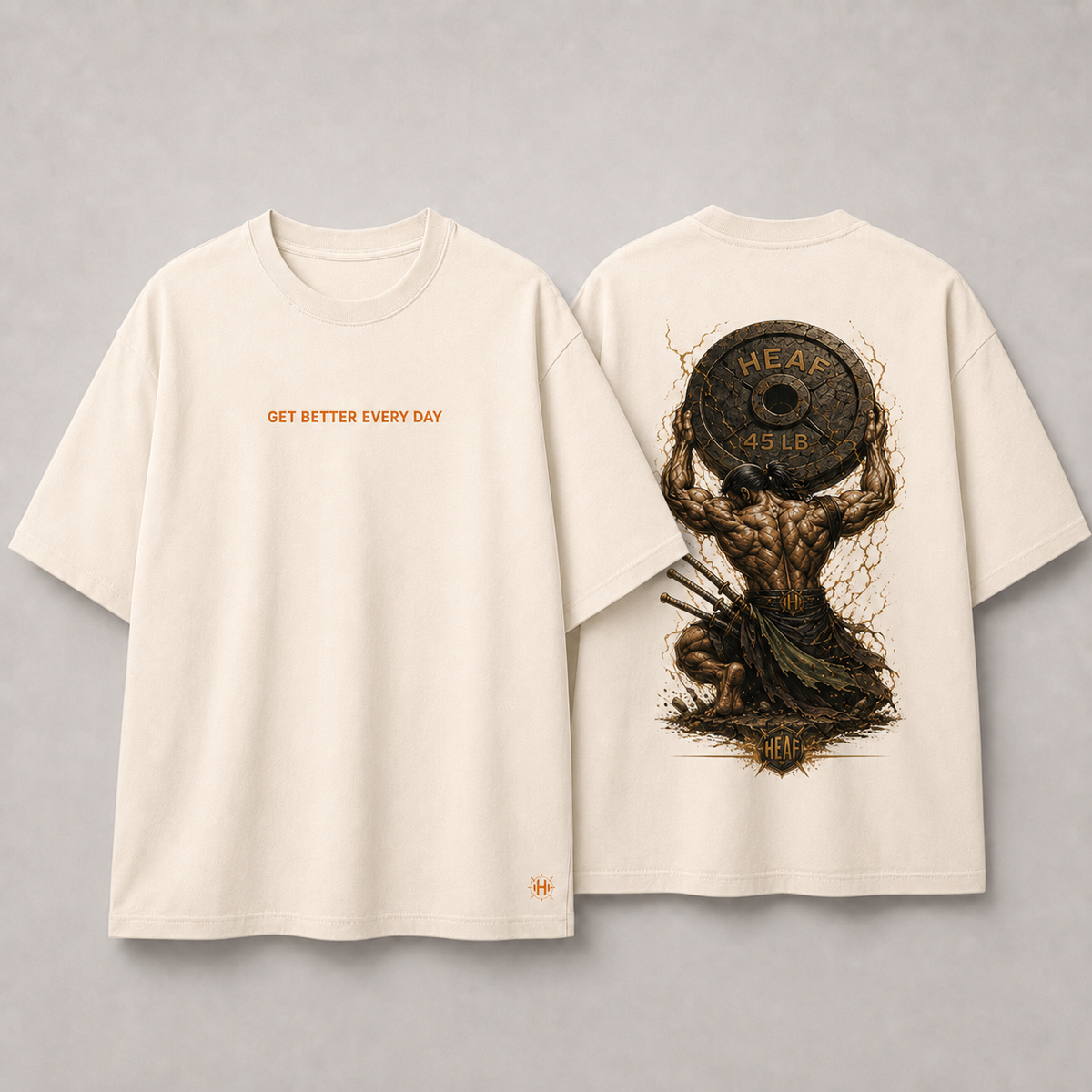 Camiseta Oversized Zoro Strongest Off White