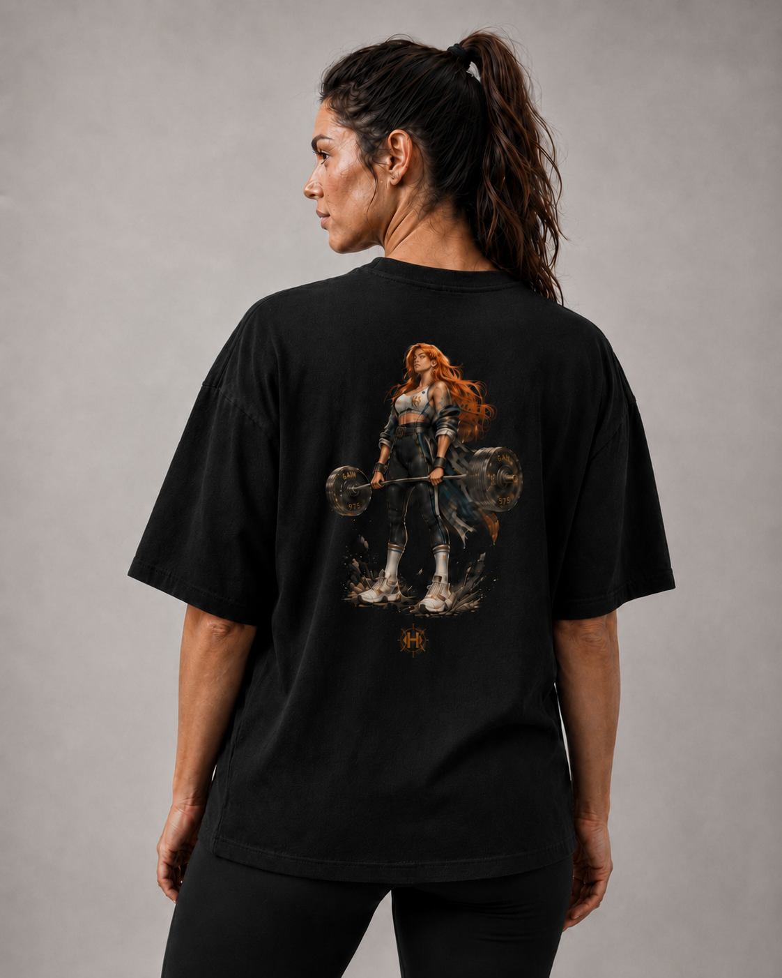 Camiseta Oversized Nami Strongest Preta