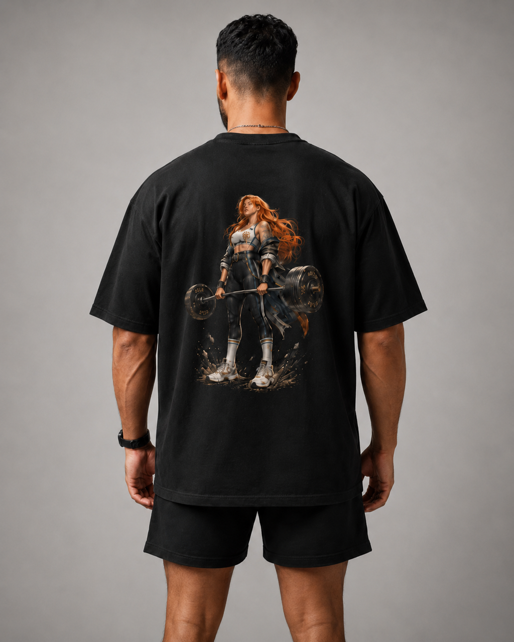 Camiseta Oversized Nami Strongest Preta
