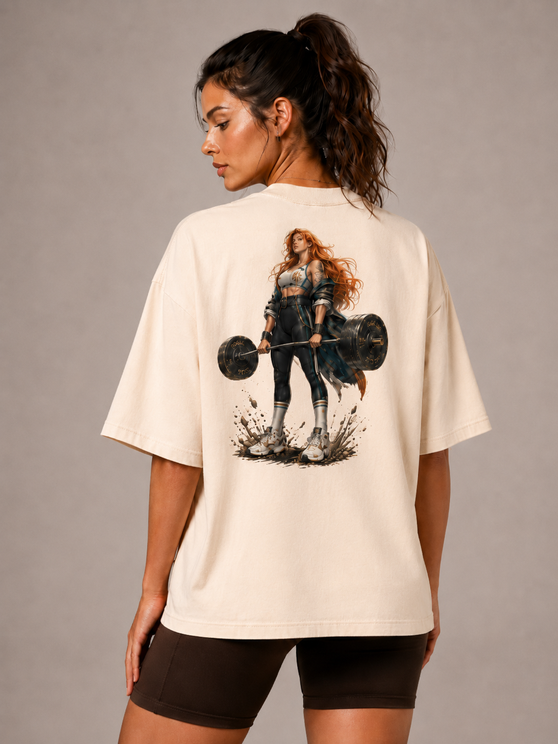 Camiseta Oversized Nami Strongest Off White