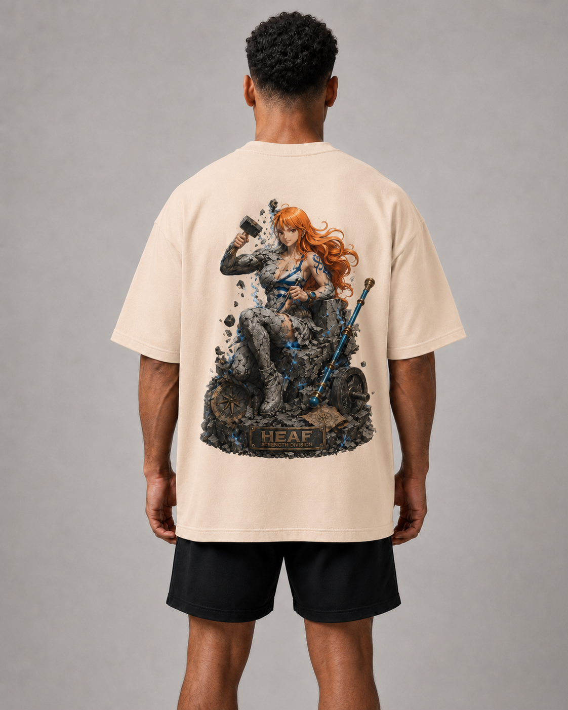 Camiseta Oversized Reconstrução Nami Off White