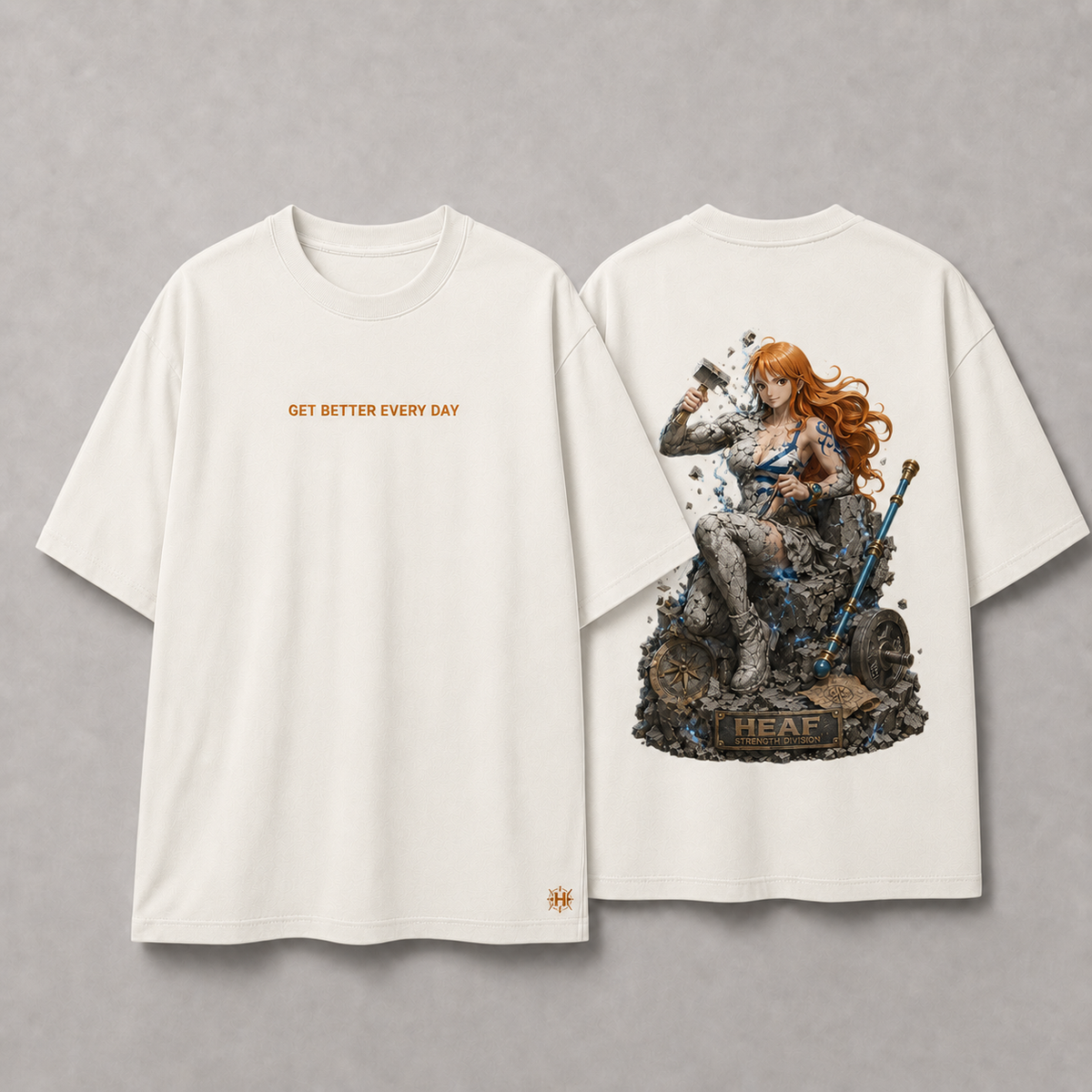 Camiseta Oversized Reconstrução Nami Off White