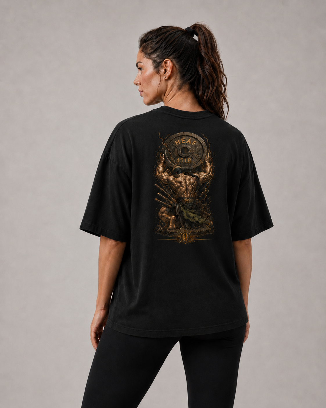 Camiseta Oversized Zoro Strongest Preta