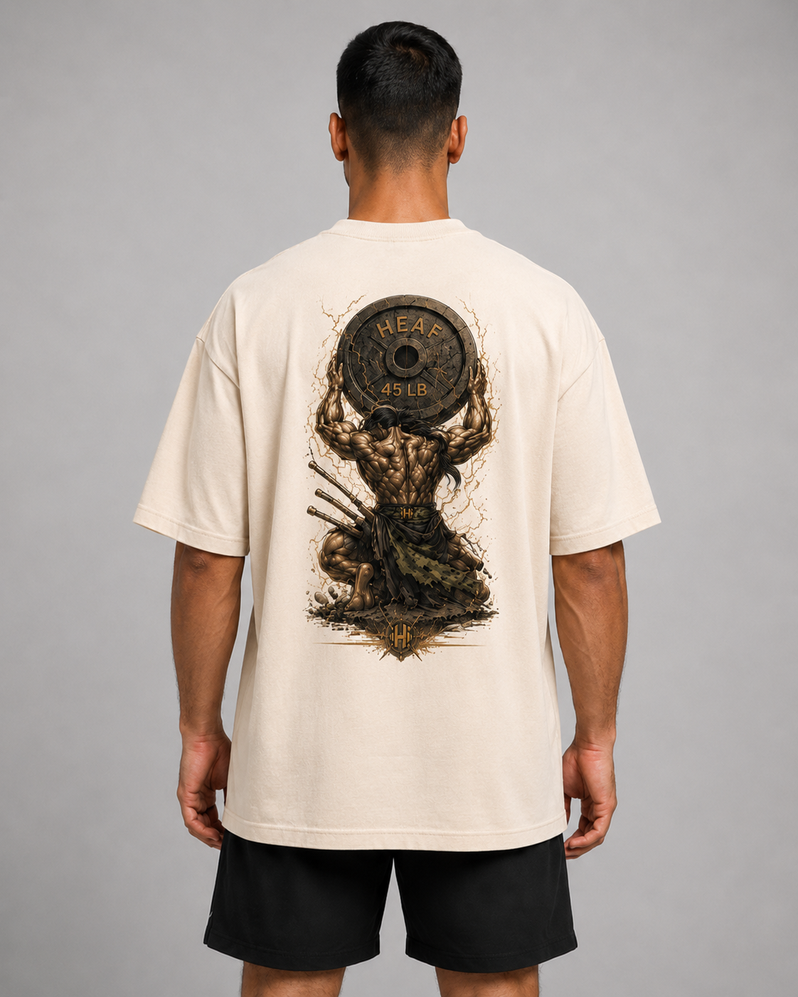 Camiseta Oversized Zoro Strongest Off White