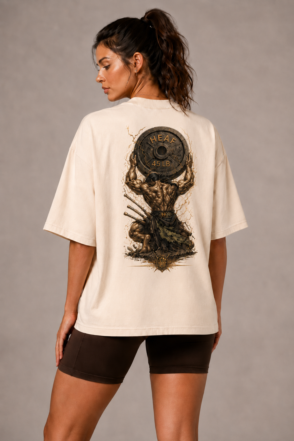Camiseta Oversized Zoro Strongest Off White