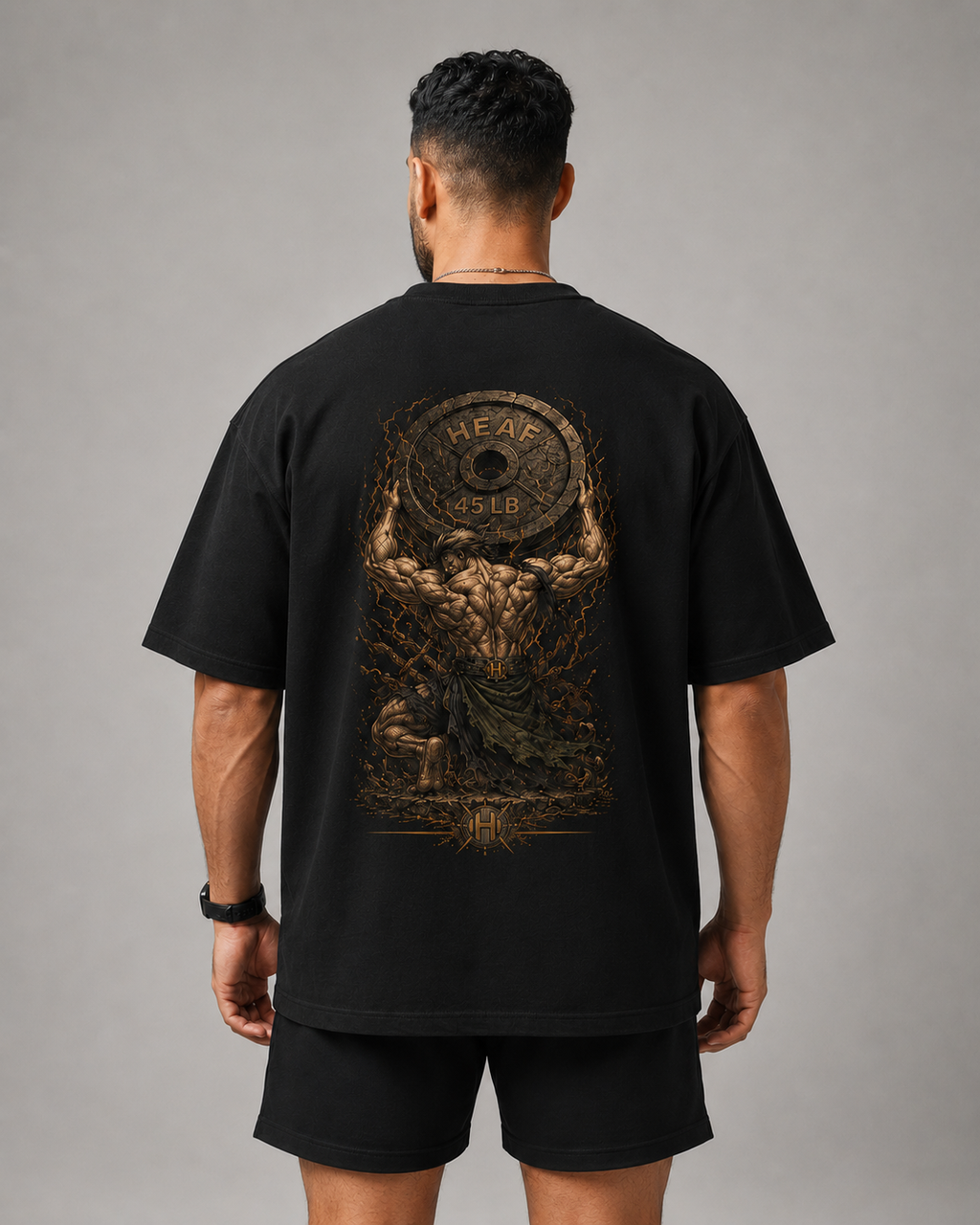Camiseta Oversized Zoro Strongest Preta