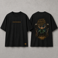 Camiseta Oversized One more rep Zoro Supino Preta